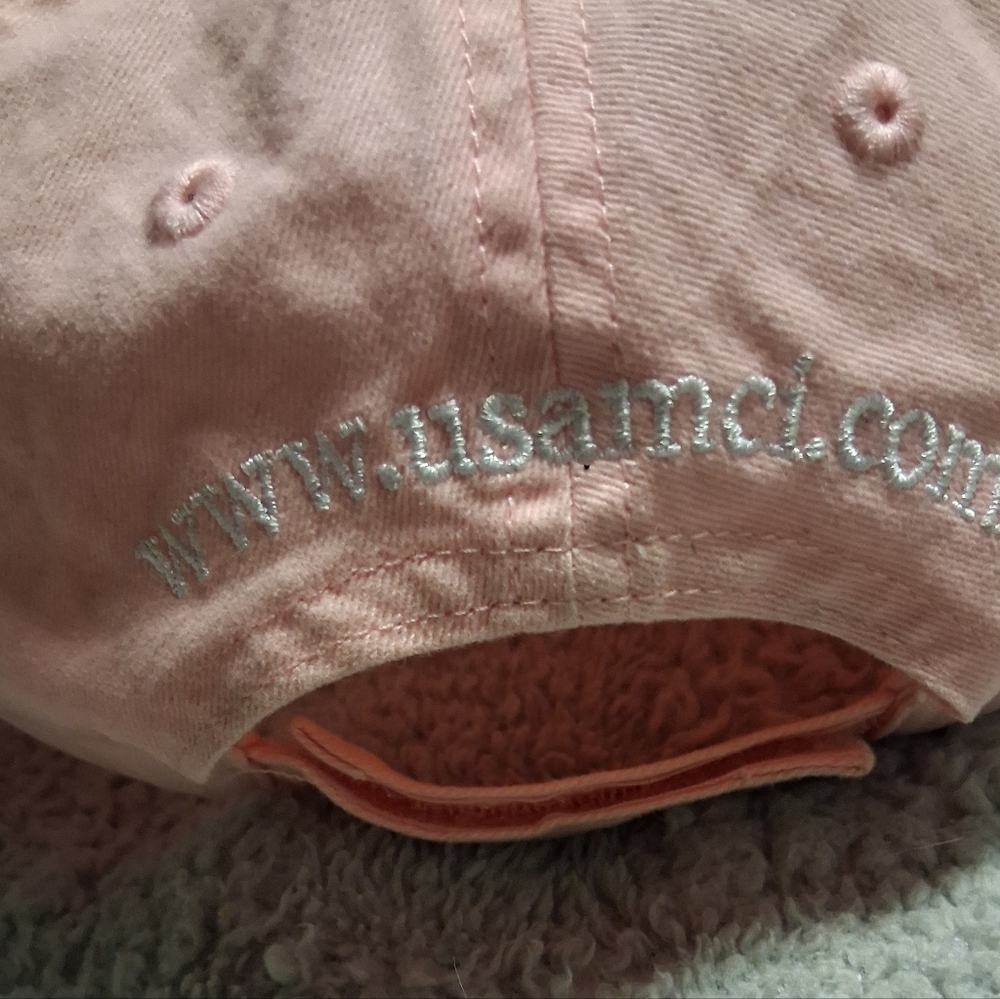 Pink Womens Baseball Cap - Picture 5 of 5